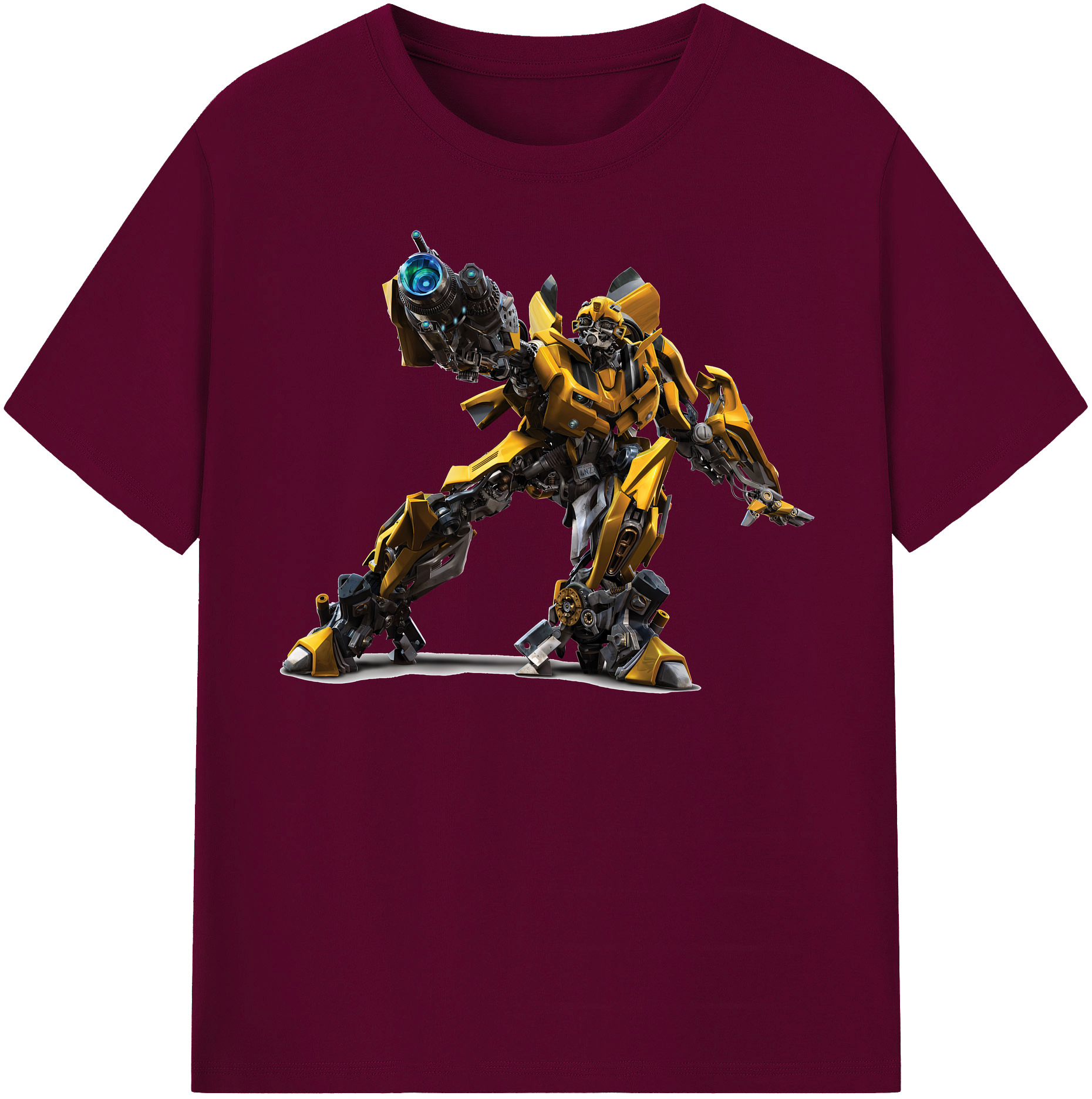 （画像用） Transformers トランスフォーマー レディースカジュアルプリントTシャツ（綿100％）